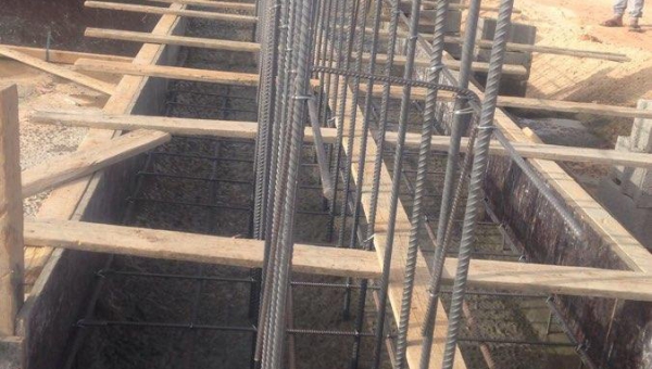 Construction of residential villas